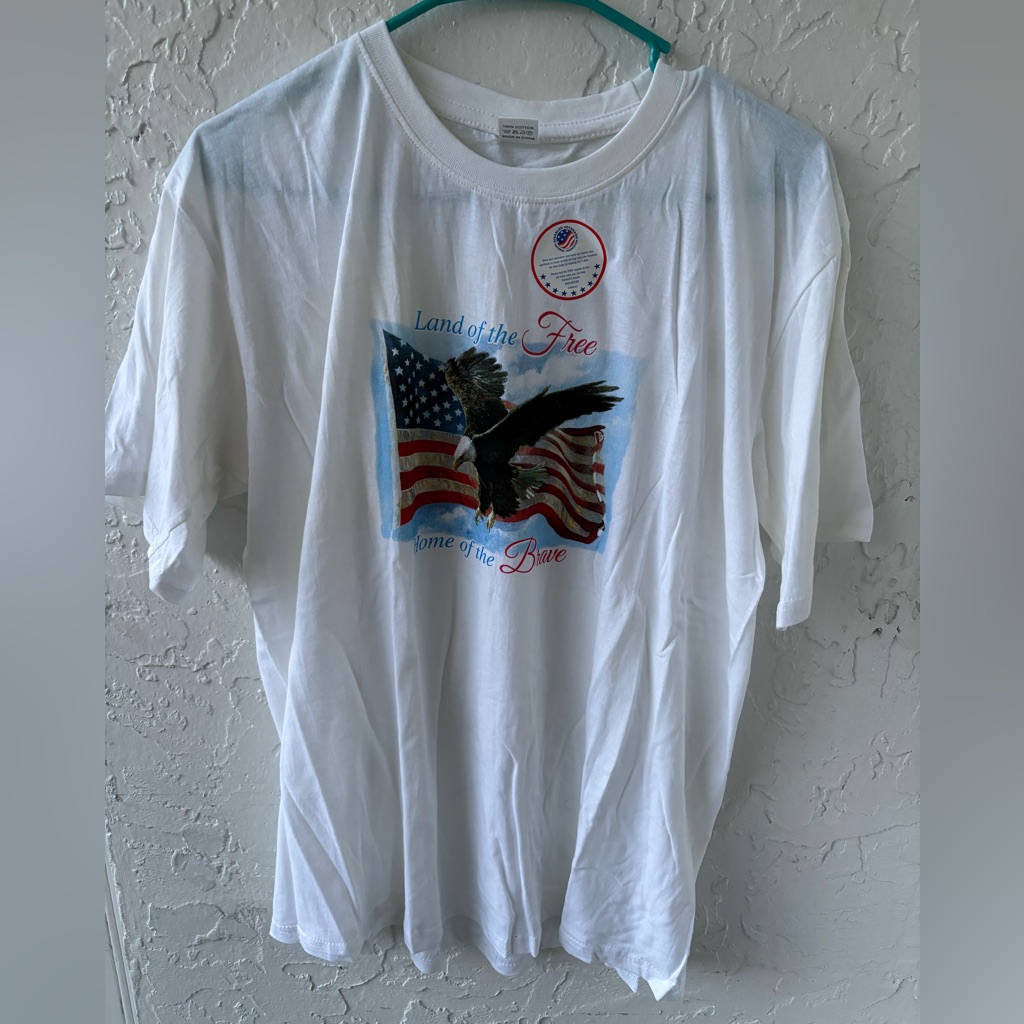 Land Of The Free Tee Brand New